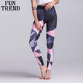 Sport Trousers Sport Pants Women Elastic Printed Yoga Pants Yoga Leggings Running Tights Sport Leggings Gym Clothes Fitness Yoga